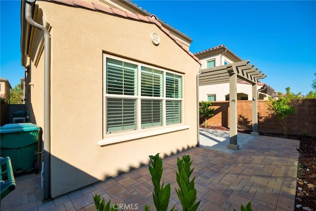 223 Gaspar, Irvine, CA 92618 - view of patio / terrace with a fenced backyard and a pergola