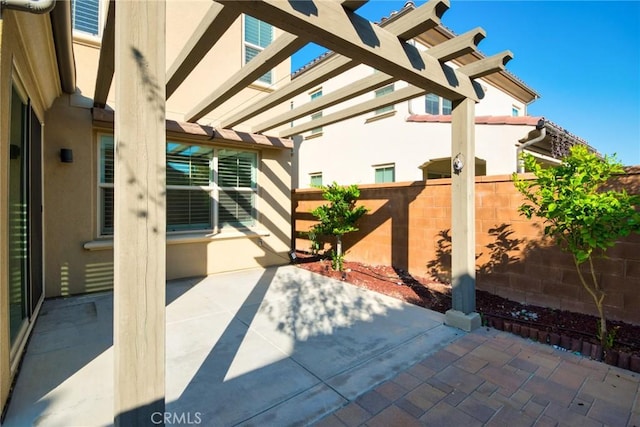 223 Gaspar, Irvine, CA 92618 - view of patio / terrace featuring a pergola and fence