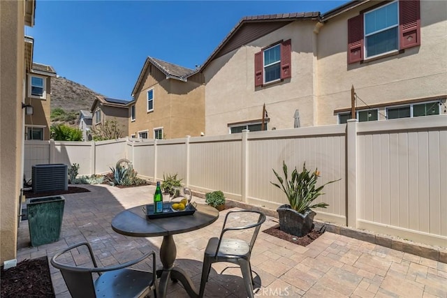22069 Windham Way, Saugus, CA 91350 - fenced backyard with a patio and central air condition unit