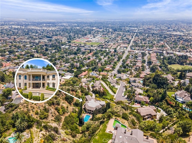 328 N Terrace View Dr, Monrovia, CA 91016 - drone / aerial view