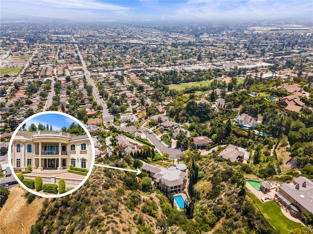 328 N Terrace View Dr, Monrovia, CA 91016 - bird's eye view