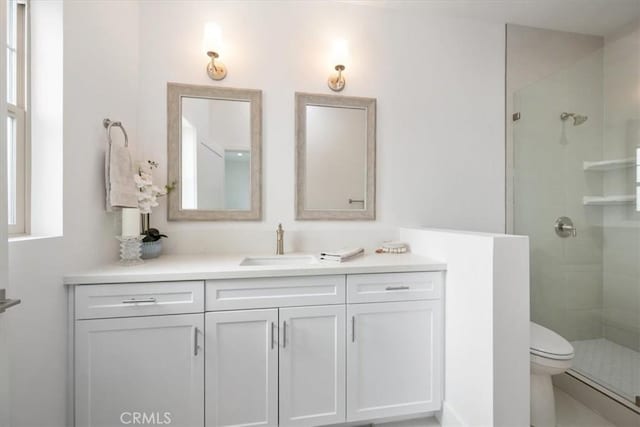360 S Halcyon Rd, Arroyo Grande, CA 93420 - bathroom featuring a stall shower and vanity