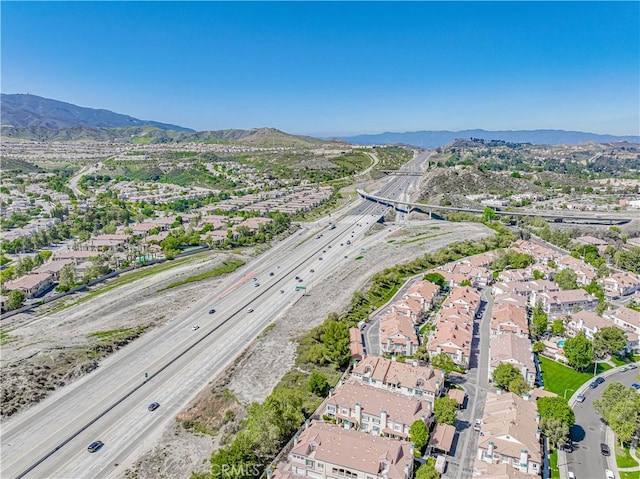 18111 Erik Ct Unit 445, Canyon Country, CA 91387 - view of property location with a highway, a mountainous background, and nearby suburban area