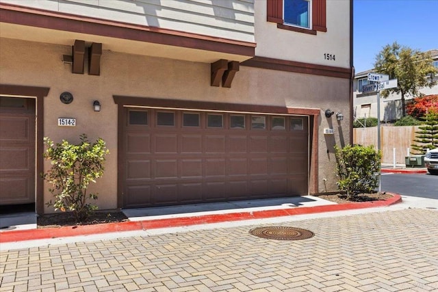 1514 Crown Ln Unit 1, Chula Vista, CA 91915 - garage with decorative driveway