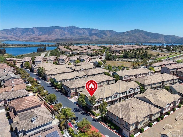 1514 Crown Ln Unit 1, Chula Vista, CA 91915 - aerial view of residential area featuring a water and mountain view