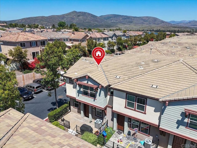 1514 Crown Ln Unit 1, Chula Vista, CA 91915 - aerial view of residential area featuring a mountainous background