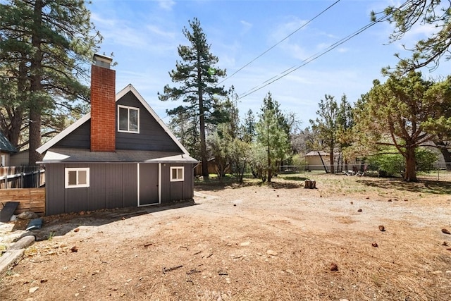 441 Sunset Ln, Sugarloaf, CA 92386 - view of yard featuring fence