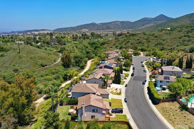 797 Trailside Pl, San Marcos, CA 92078 - aerial perspective of suburban area with a mountain backdrop