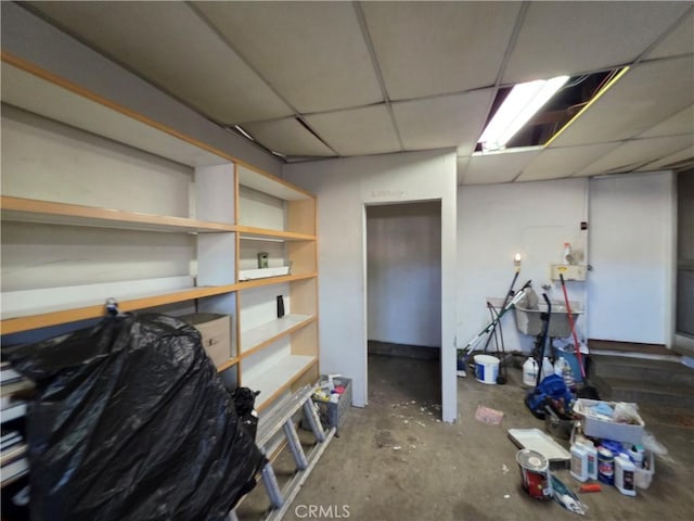 10141 Brockway St, El Monte, CA 91733 - finished below grade area featuring a drop ceiling