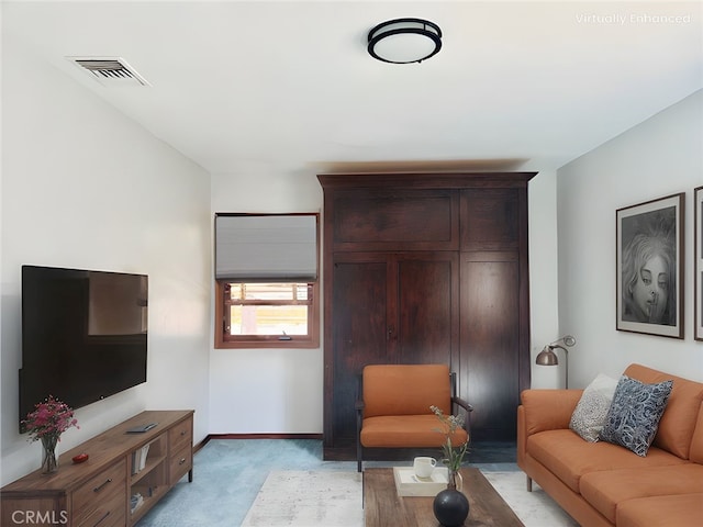 6149 Whitewood Ave, Lakewood, CA 90712 - living room featuring light colored carpet and baseboards