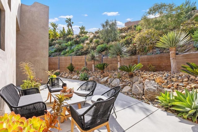 1240 Berryman Cyn, Encinitas, CA 92024 - view of patio / terrace featuring fence