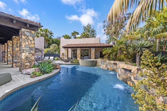 1240 Berryman Cyn, Encinitas, CA 92024 - outdoor pool featuring a patio