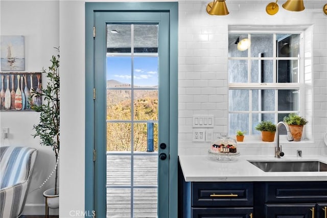 791 Cypress Rd, Cedar Glen, CA 92321 - doorway featuring a sink