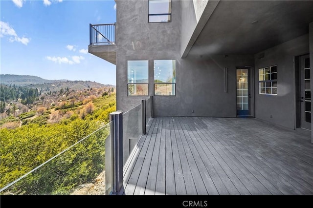 791 Cypress Rd, Cedar Glen, CA 92321 - deck with a mountain view