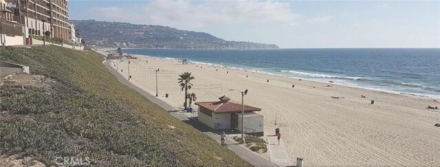 water view featuring nearby beach