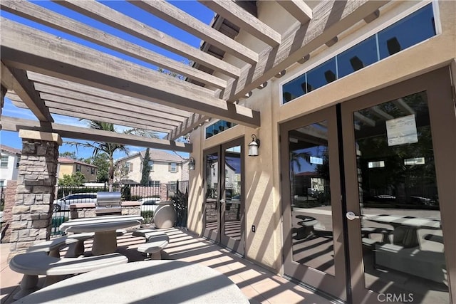 2873 S Via Belamaria, Ontario, CA 91762 - view of patio / terrace with a pergola