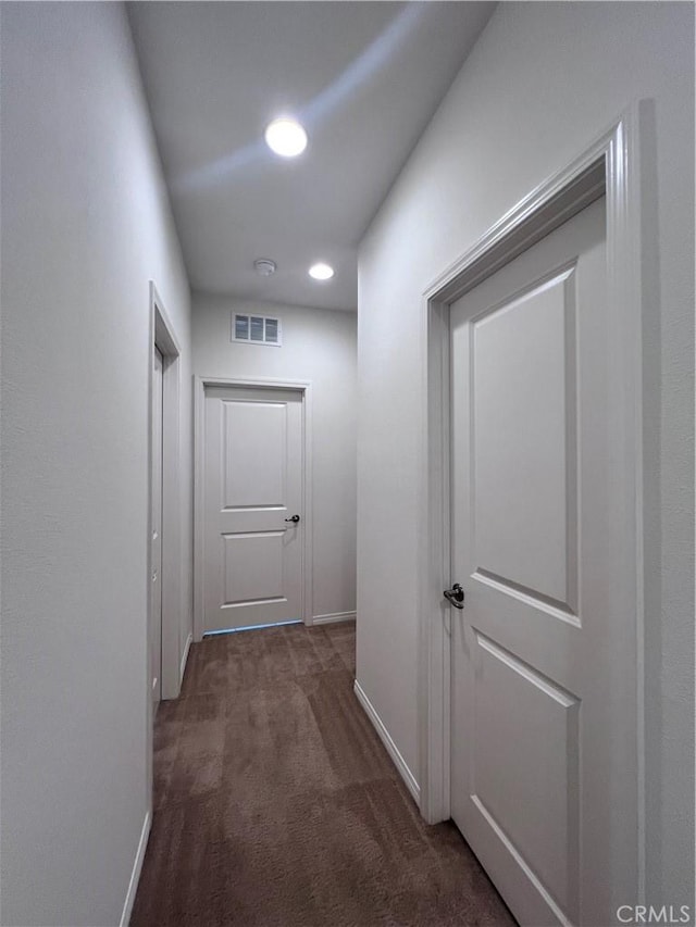 2873 S Via Belamaria, Ontario, CA 91762 - hall featuring carpet flooring, baseboards, and recessed lighting