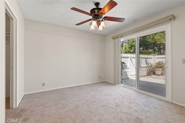 20081 Winfield Ct Unit 2, Yorba Linda, CA 92886 - unfurnished bedroom featuring access to outside, carpet floors, a textured ceiling, and baseboards