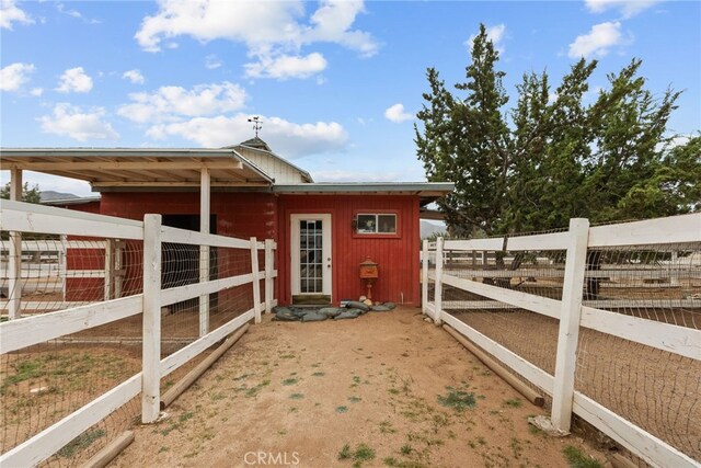 32923 Tindall Ave, Acton, CA 93510 - view of property exterior featuring an exterior structure and an outdoor structure