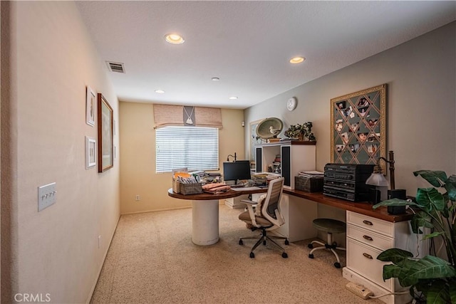15108 Lighthouse Ln, Lake Elsinore, CA 92530 - carpeted office space featuring recessed lighting and baseboards