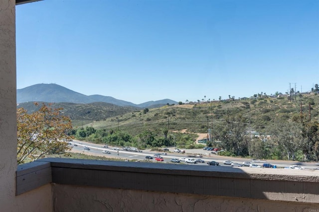 view of mountain backdrop