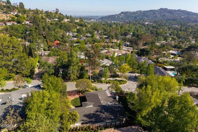 bird's eye view of mountains
