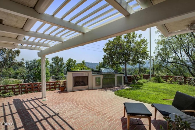 5109 Redwillow Ln, La Canada Flintridge, CA 91011 - view of patio / terrace featuring area for grilling and a pergola
