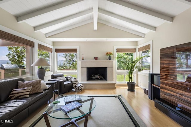 5109 Redwillow Ln, La Canada Flintridge, CA 91011 - living room with wood finished floors, a fireplace, and wood ceiling