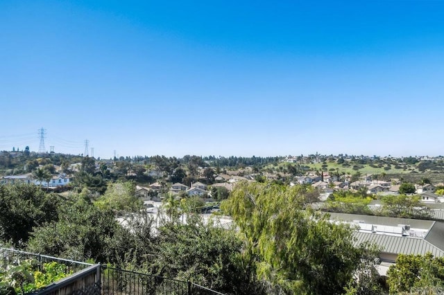 aerial view of residential area