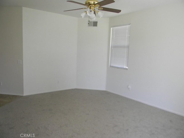 613 Big Spring Dr, Banning, CA 92220 - carpeted empty room featuring ceiling fan and baseboards