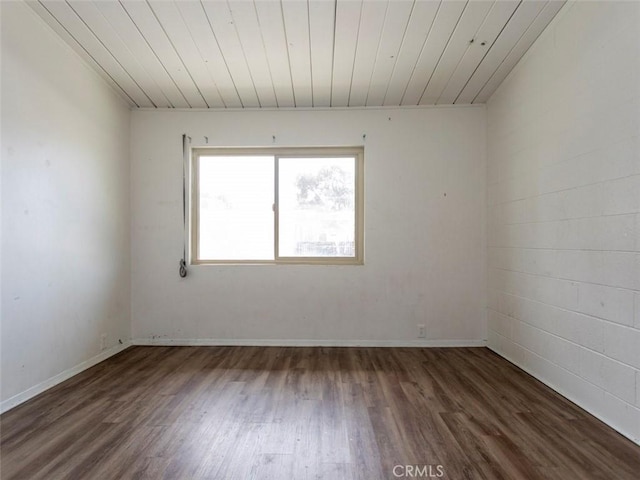 715 S Bradley Rd Unit 14, Santa Maria, CA 93454 - unfurnished room with wood finished floors, wood ceiling, and baseboards