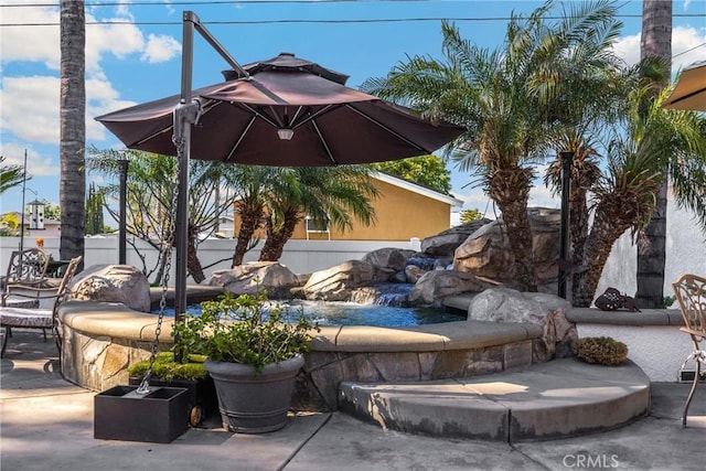 view of patio