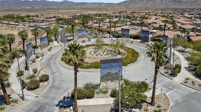 62892 Loftwood St, Desert Hot Springs, CA 92240 - aerial view of residential area featuring a mountainous background