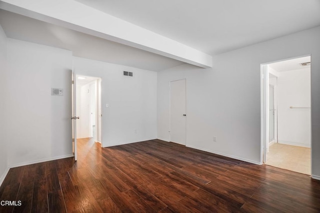 4213 Sarah St Unit 22, Burbank, CA 91505 - unfurnished room with dark wood-style floors and baseboards
