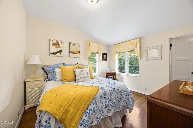 670 San Marino Ave, San Marino, CA 91108 - bedroom featuring lofted ceiling and wood finished floors