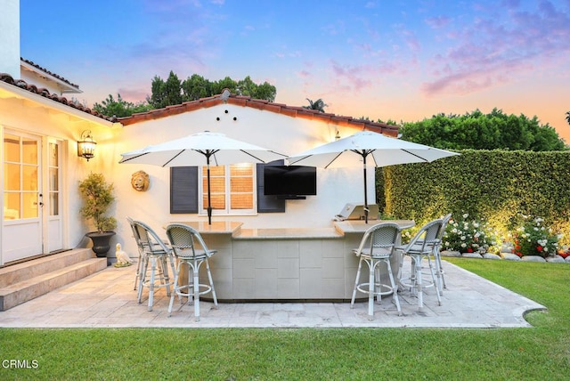 670 San Marino Ave, San Marino, CA 91108 - view of patio / terrace featuring entry steps