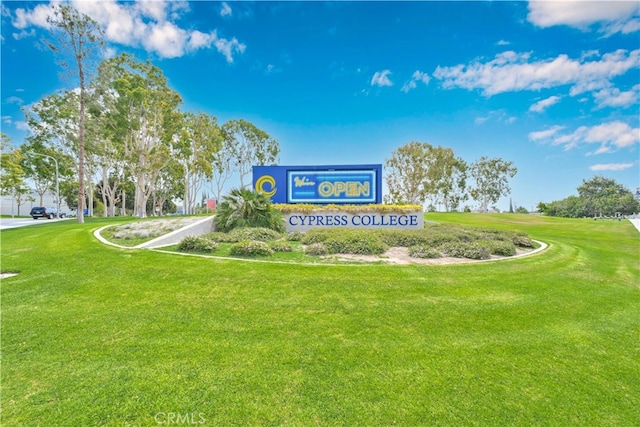 10300 Miranda Ave, Buena Park, CA 90620 - community sign with a yard