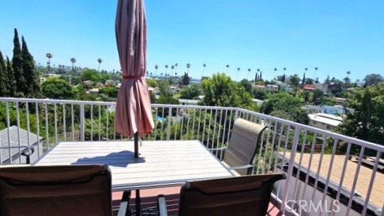 3350 Linda Vis, Los Angeles, CA 90032 - view of deck