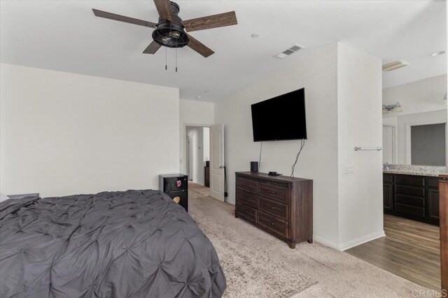 861 Colton Ave, Colton, CA 92324 - carpeted bedroom featuring baseboards and a ceiling fan