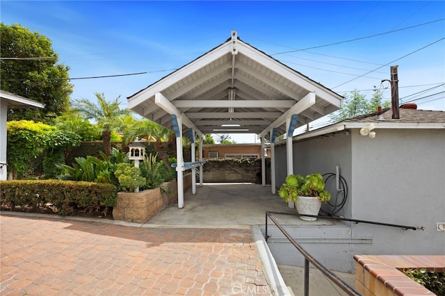 10441 La Mirada Blvd, Whittier, CA 90604 - view of parking / parking lot with a gazebo