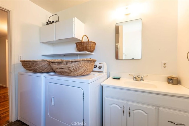 3080 State Highway 45, Glenn, CA 95943 - washroom featuring washing machine and clothes dryer and cabinet space