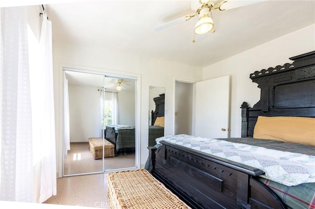 3080 State Highway 45, Glenn, CA 95943 - bedroom featuring a closet and a ceiling fan