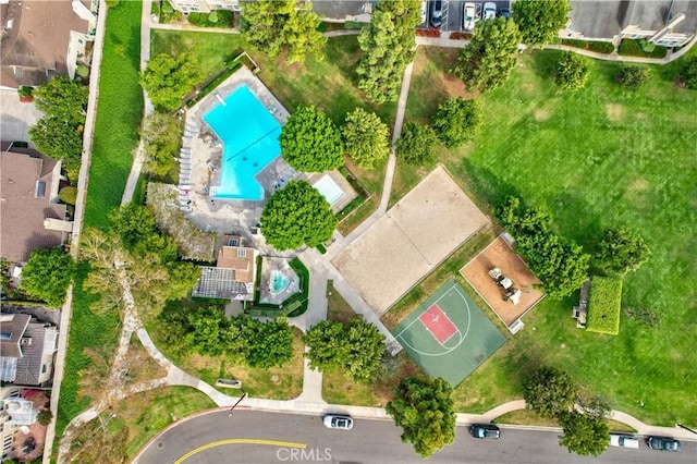 101 Briarwood Unit 3, Irvine, CA 92604 - aerial view of a pool