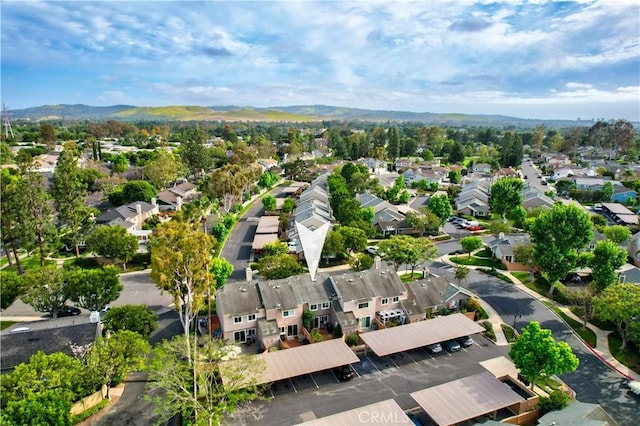 101 Briarwood Unit 3, Irvine, CA 92604 - aerial perspective of suburban area with a mountain backdrop