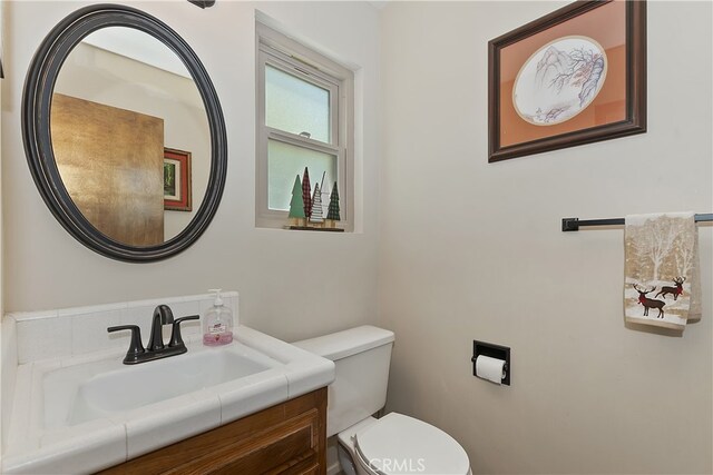 1249 Yellowstone Dr, Lake Arrowhead, CA 92352 - bathroom featuring toilet and vanity