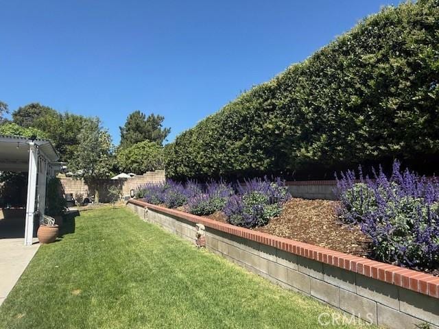 view of yard
