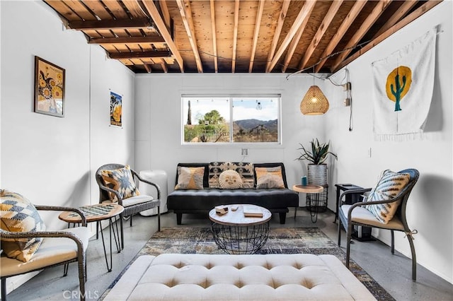 61475 Alta Vista Dr, Joshua Tree, CA 92252 - view of patio with an outdoor hangout area