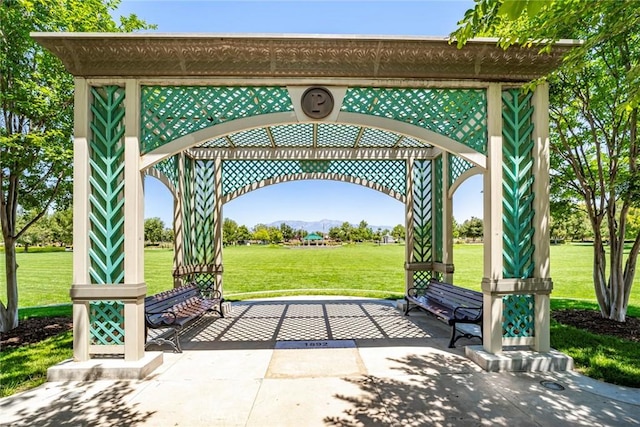 3105 E Discovery St, Ontario, CA 91762 - view of community with a yard and a mountain view