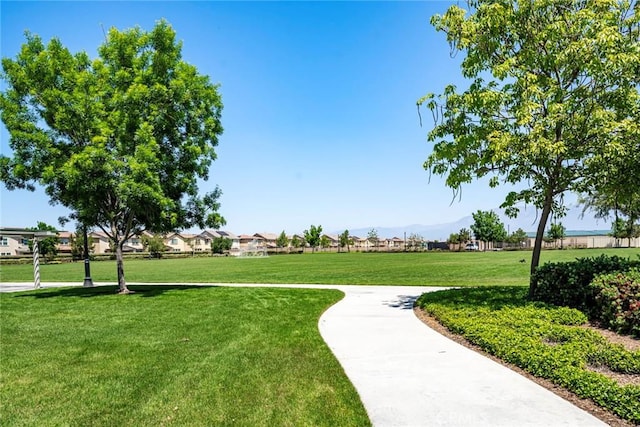 3105 E Discovery St, Ontario, CA 91762 - view of property's community with a yard, a mountain view, and a residential view