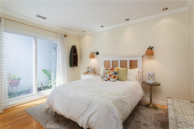 379 Camino, San Clemente, San Clemente, CA 92672 - bedroom with ornamental molding, wood finished floors, and baseboards